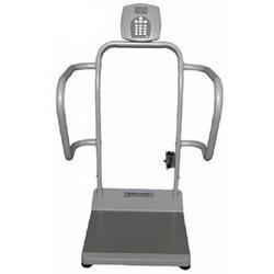 Ea/1 Clinical Stand On Electronic Scale W/ Wheels, 700Lb Cap, Includes 2 Side Rails