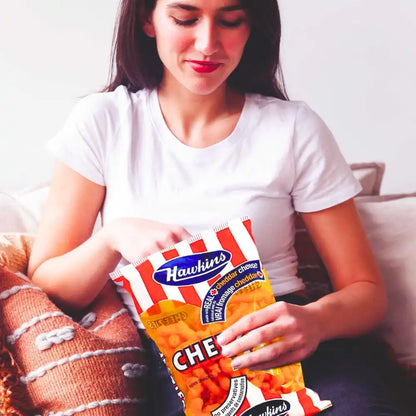 Hawkins® Cheezies Real Cheddar Corn Snack 210g (Per Each)