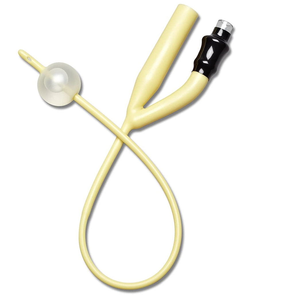 Cs/12 Silicone Coated Foley Catheter, Coude Tip, 2 Way, 16Fr, 10Cc Sterile
