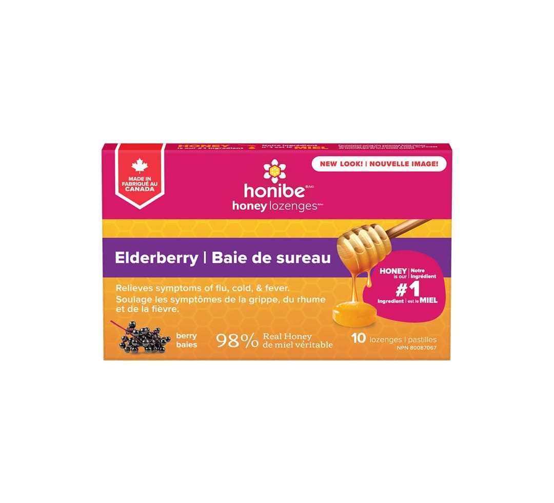 Honibe Honey Lozenges - Elderberry - 10s