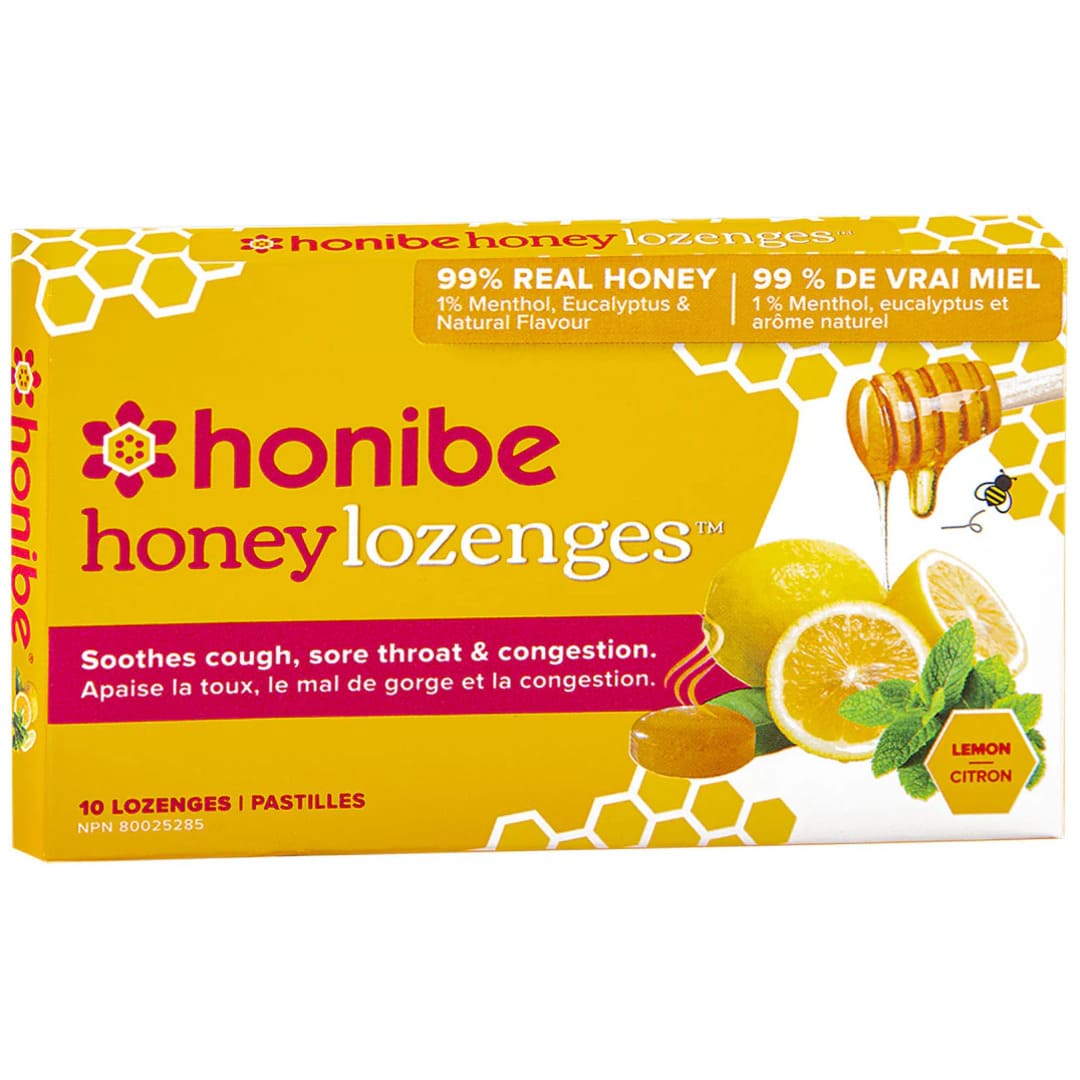 Honibe Honey Lozenges - Lemon - 10s