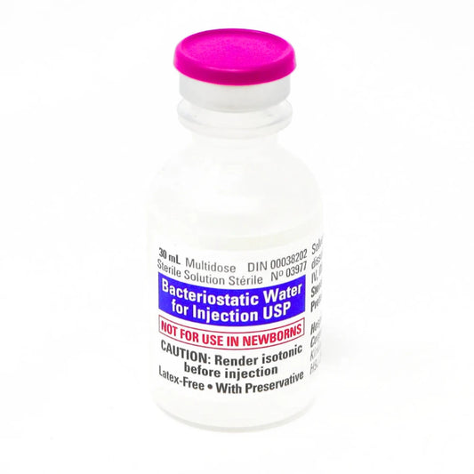 Hospira® Bacteriostatic Water 30 mL Vial (Per Each)