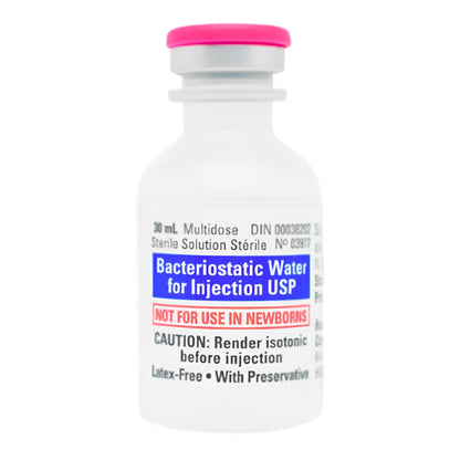 Hospira® Sterile Bacteriostatic Water 30 mL (Per Each)