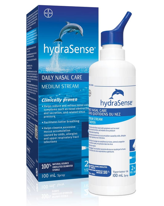 HydraSense Medium Stream Daily Nasal Care Spray - 100ml