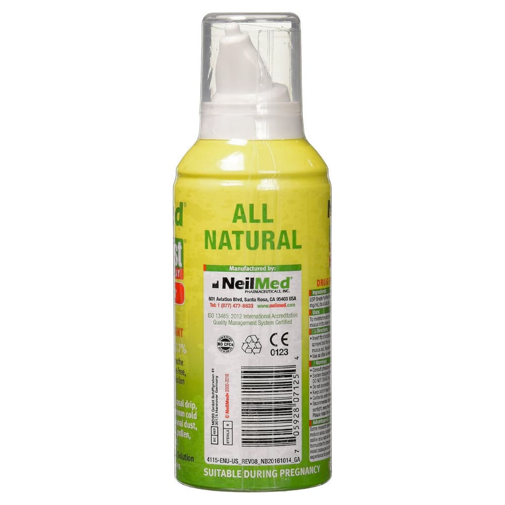 Hypertonic saline nasal spray