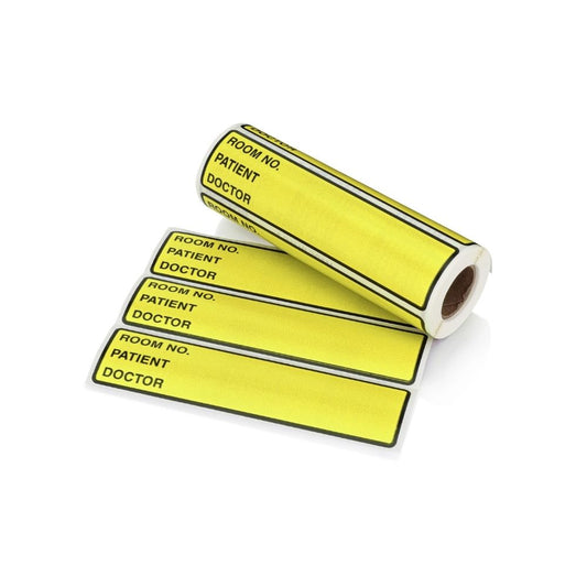 Carstens® Preprinted ID Labels, Yellow