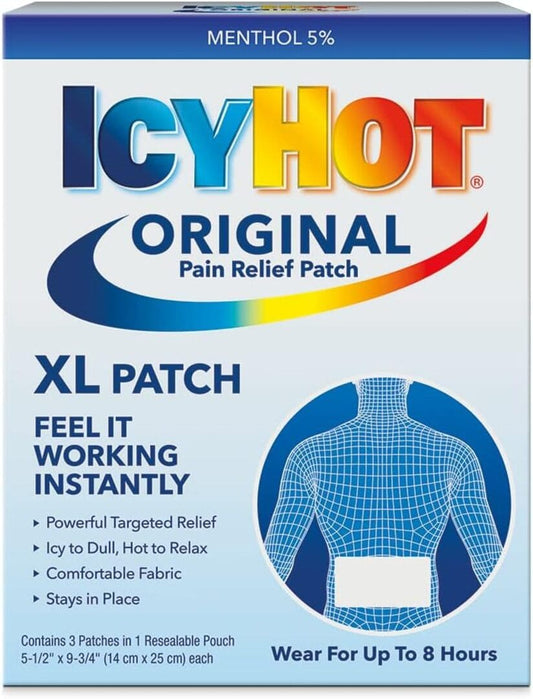 Icy Hot Regular Strength Pain Relief Patch - 3's