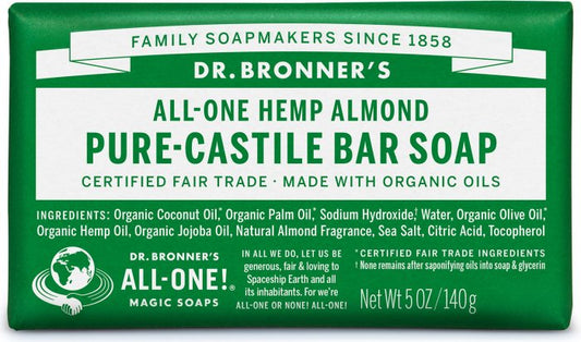 Dr. Bronner's: Pure-Castile Bar Soap