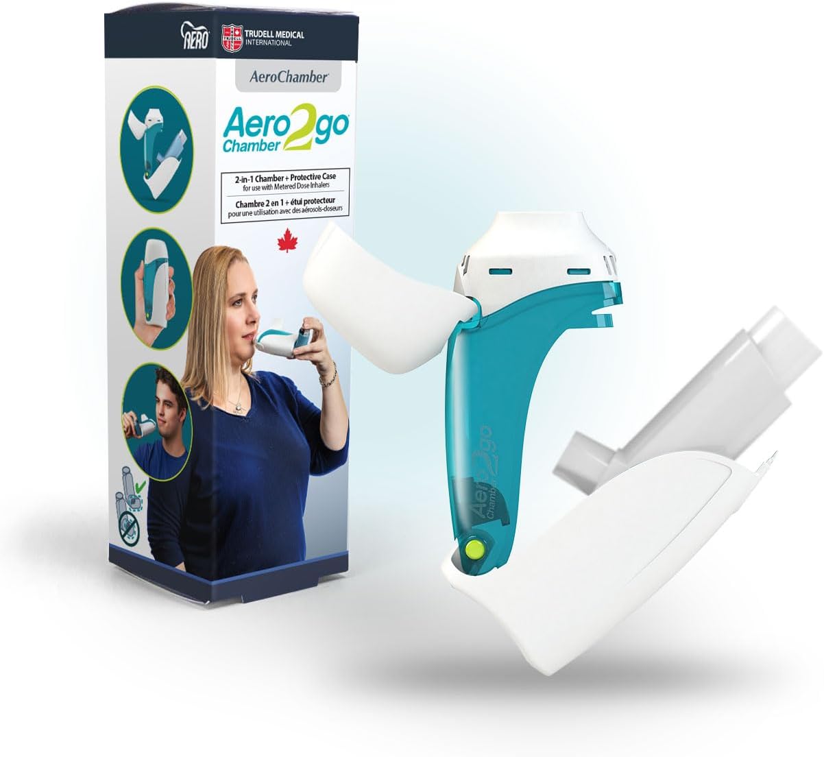 Improves inhaler medication delivery