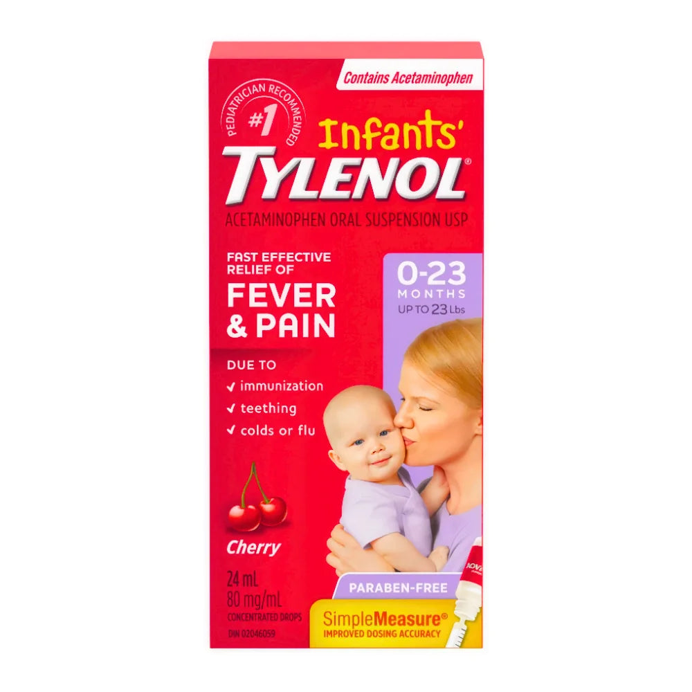 Infants' Tylenol Drops Cherry 24mL (Per Each)