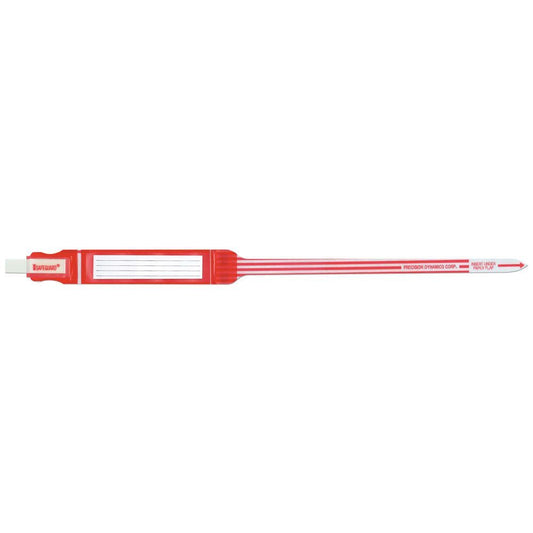 SafeGuard® Insert Wristband Trilaminate Adhesive Closure, Adult, Red, 1" x 13"