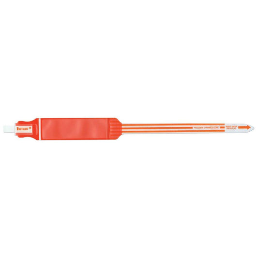 SafeGuard® Insert Wristband Trilaminate Adhesive Closure, Adult, Orange, 1-1/8" x 13"