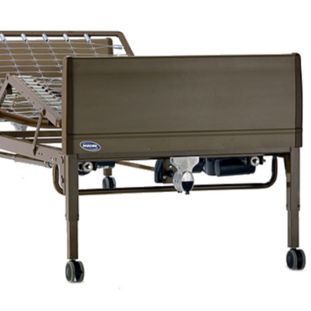 Invacare® Full Electric Bed Package w/Half Length Rails & Mattress