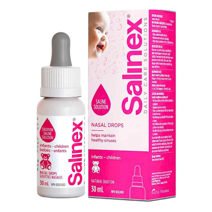 Isotonic nasal drops for babies