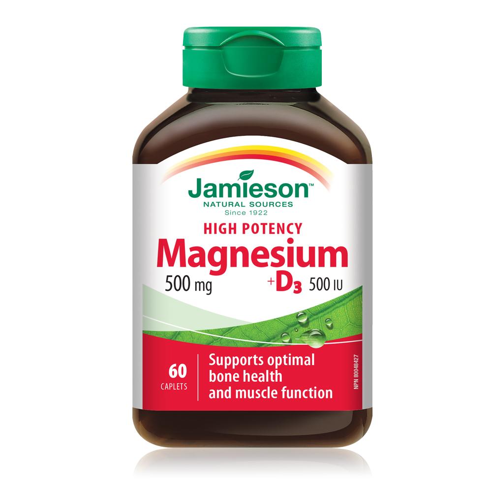 Jamieson: Magnesium & Vitamin D3