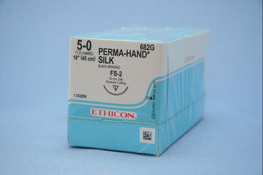 Bx/12  Suture Cuticular Silk 5/0