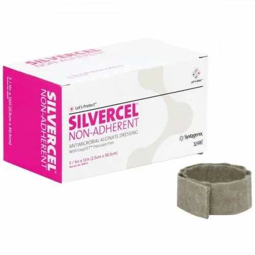 Bx/5 Silvercel Non-Adherent Hydro-Alginate Antimicrobial Dressing With Silver 2.5Cm X 30.5Cm (Rope)