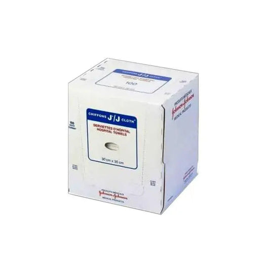 Bx/100 J-Cloth Hospital Towels, White 46Cm, Medium
