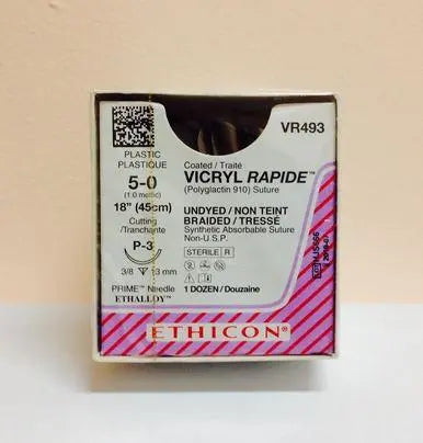 Bx/12  Suture Vicryl 5/0 18 In Ndle P-3