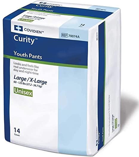 Curity Sleeppants Youth Pants, Large (60-125 lbs) 56/Case