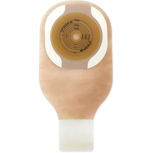 KARAYA TAPE BORDER 12" DRAINABLE POUCH TRANSPARENT CLAMP ,REPLACEMENT FILTER 1-1/8" BX/10