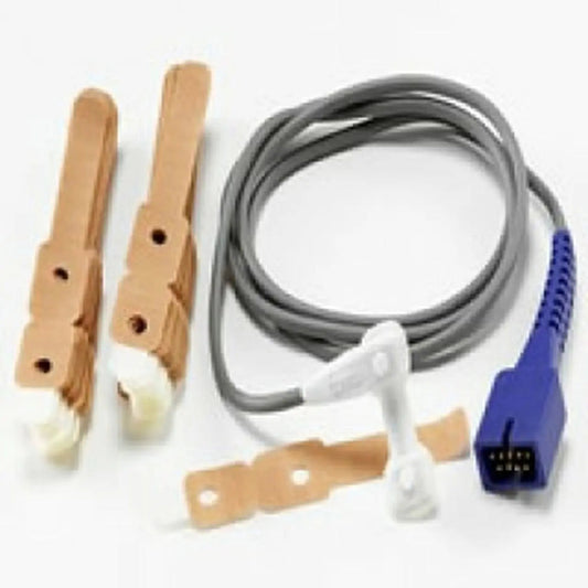 Cs/24  Reusable Digit Sp02 Sensor Oximeter, Pediatric/Infant W/ Wraps (1 Cable Included)