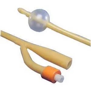 Ctn/12 Dover 2-Way Hydrogel Coated Latex Foley Catheter, Size 16Fr 5Cc