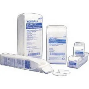 Pk/200 Curity Gauze Sponges - 8 Ply - 2 X 2" Non Sterile