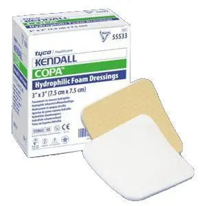 Bx/25  Amd Antimicrobial Foam Dressing, 2In X 2In