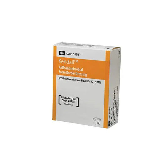 Bx/10  Copa Hydrophilic Amb Anitmicrobial Foam Dressing W/ Border, 1.75In X 3.25In