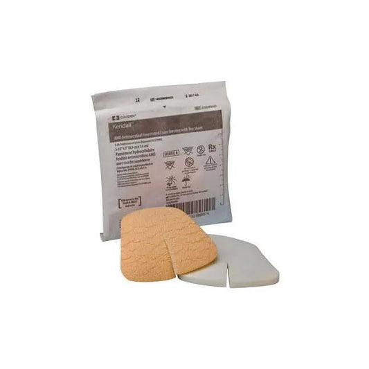 Bx/10  Amd Antimicrobial Foam Dressing, 4In X 4In