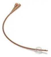 Bx/10 Dover 2 Way Silver Coated Foley Catheter, 14Fr, 16In L, 5Cc