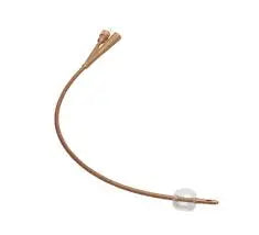 Bx/10  Dover Silver Foley Catheter, 100% Silicone With Silver Hydrogel Coating, 2-Way, 5Cc, 20Fr