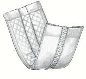 Cs/100 Handicare Uniguard Insert Pad, 6 1/2In X 17In