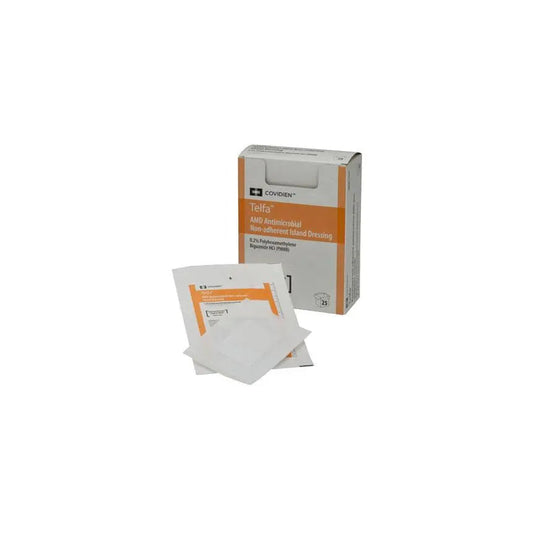 Ty/25 Telfa Antimicrobial Non Adherent Dressing, 4in X 5in, Sterile