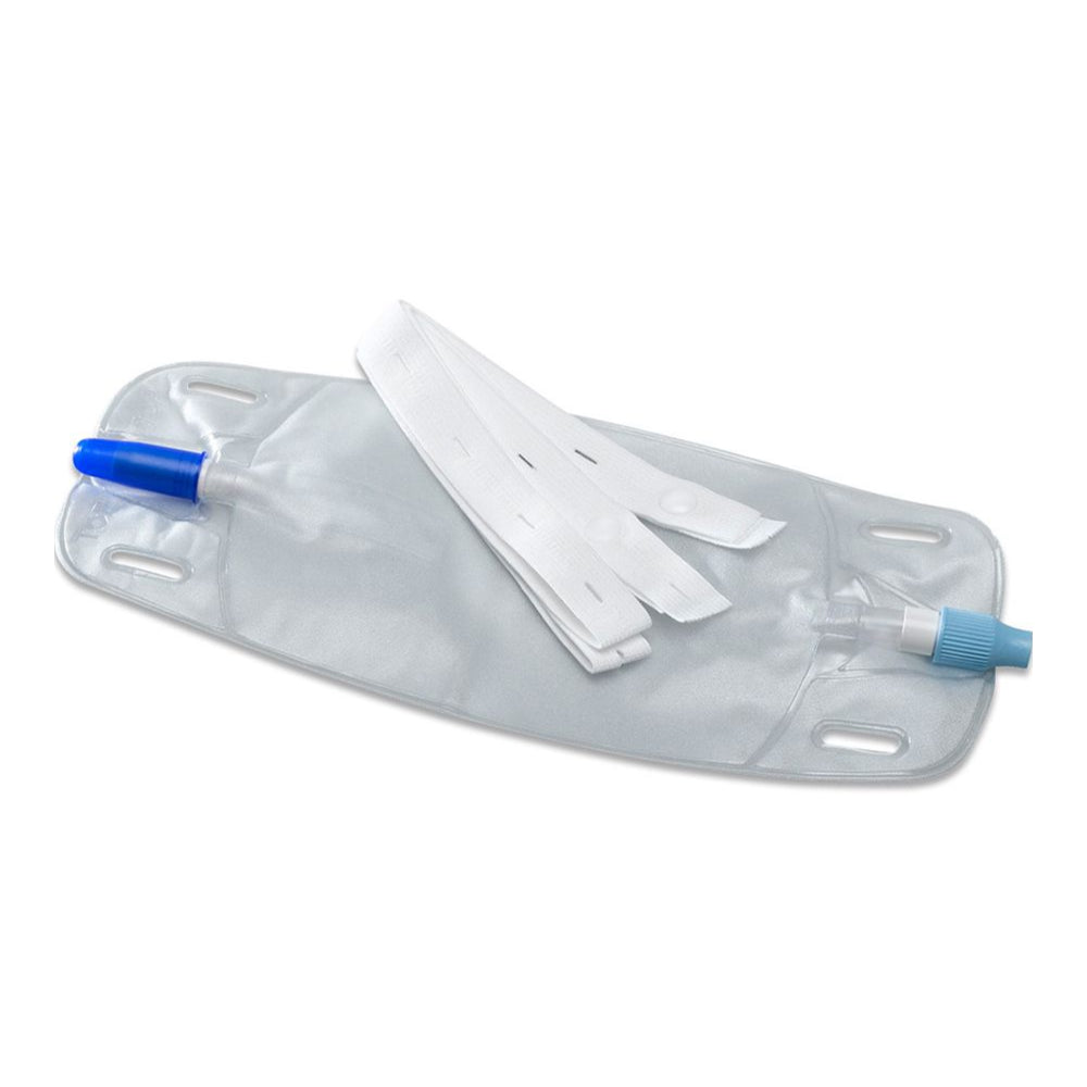 Ea/1 Dover Leg Bag W/Sterile Fluid Path, 25Oz (739Ml) Anti Reflux, W/Leg Straps