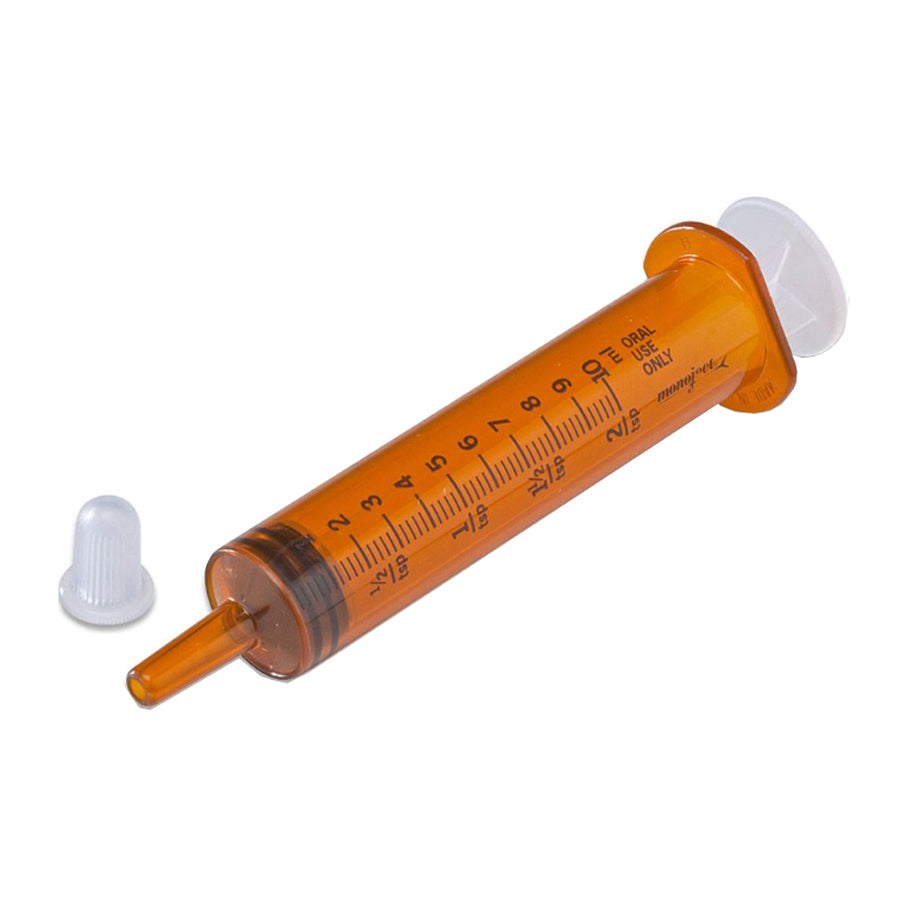 (CS5) BX/100 MONOJECT ORAL MEDICATION SYRINGE 1ML, CLEAR, NON-STERILE