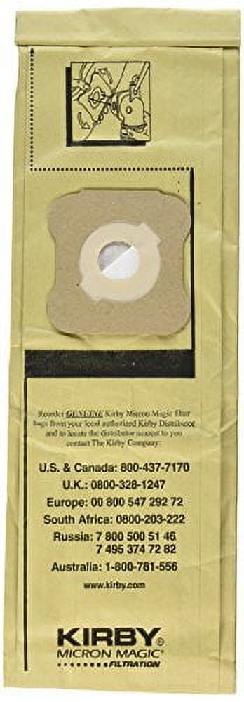 Kirby Micron Magic Vacuum Bags Sentria Ultimate Diamond G6 G5 G4 G3 197394 9pack