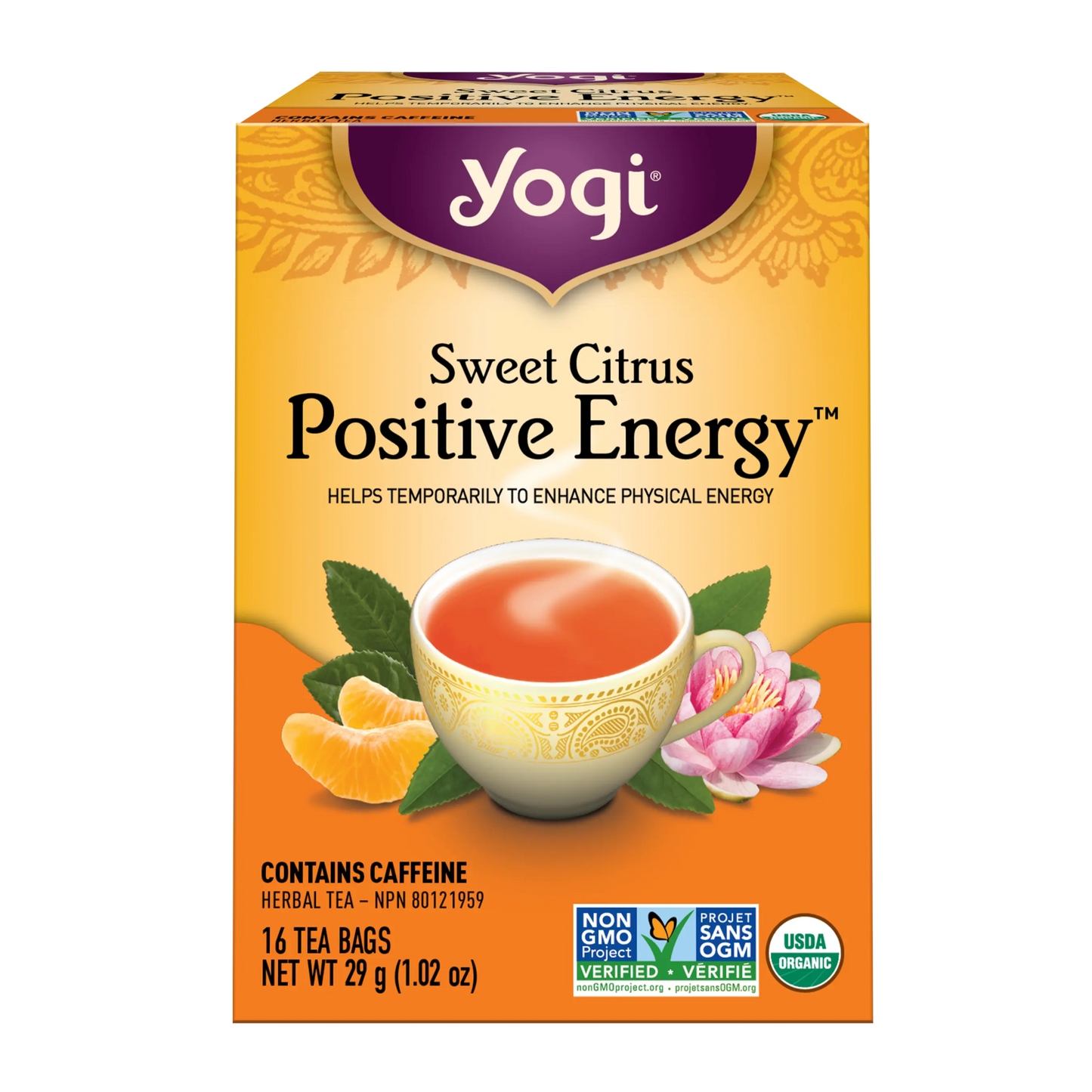 Yogi Tea - Sweet Citrus Positive Energy - 16s