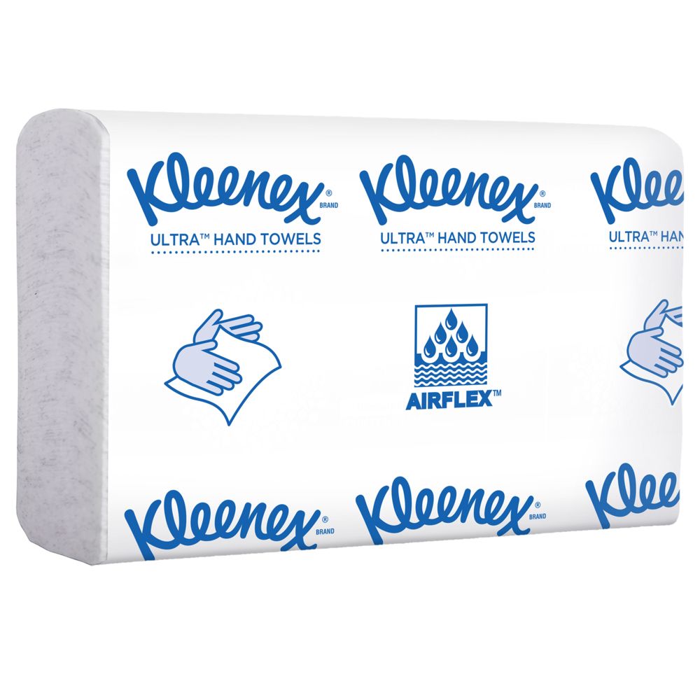 Kleenex Reveal™ Multi-Fold Hand Towels, White, 7.5" x 9.4"
