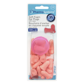 PharmaSystems uHear Soft Foam Ear Plugs - 24s