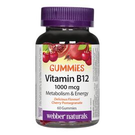 Webber Naturals Vitamin B12 Gummies - 1000mcg - 60s