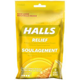 Halls Mentho-Lyptus Drops - Honey Lemon - 30s