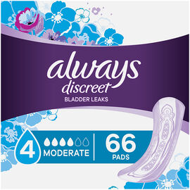 Always Discreet Pads - Moderate - 66's