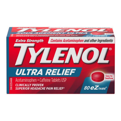 Tylenol* Extra Strength Ultra Relief eZ Tabs - 80's� �