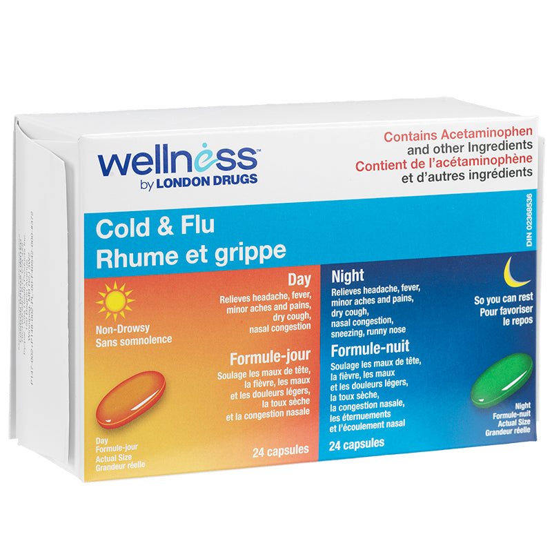 Wellness by London Drugs Cold & Flu Day & Night - 48's