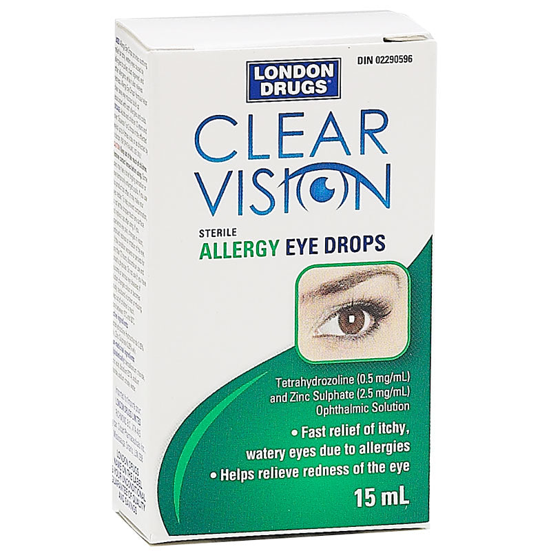 London Drugs Clear Vision Allergy Eyedrops - 15ml