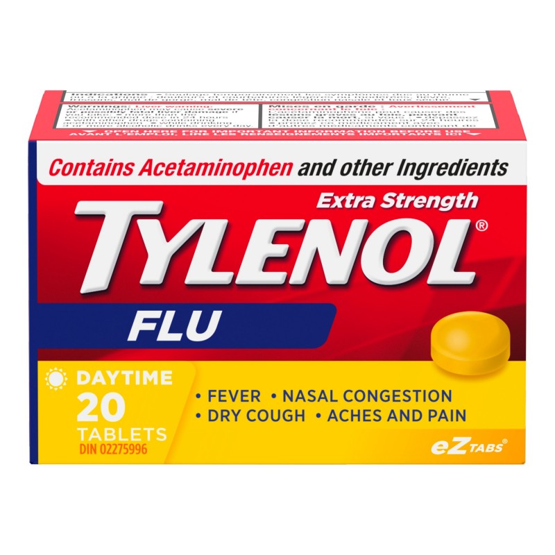 Tylenol* Extra Strength Flu Daytime Tablets - 20s