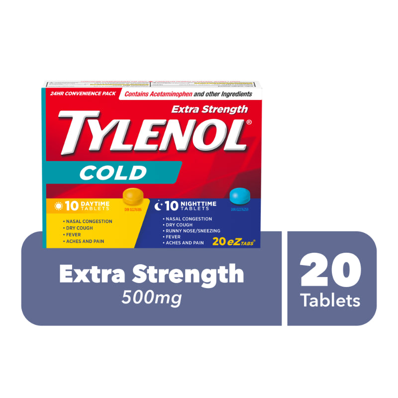 Tylenol* Cold 24 hour Convenience Pack - 10+10s