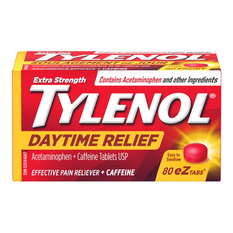 Tylenol Extra Strength Daytime Relief eZ Tabs - 80's